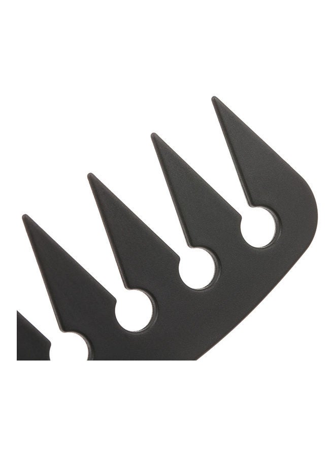 Oil Head Pomade Styling Comb Black - Image 4