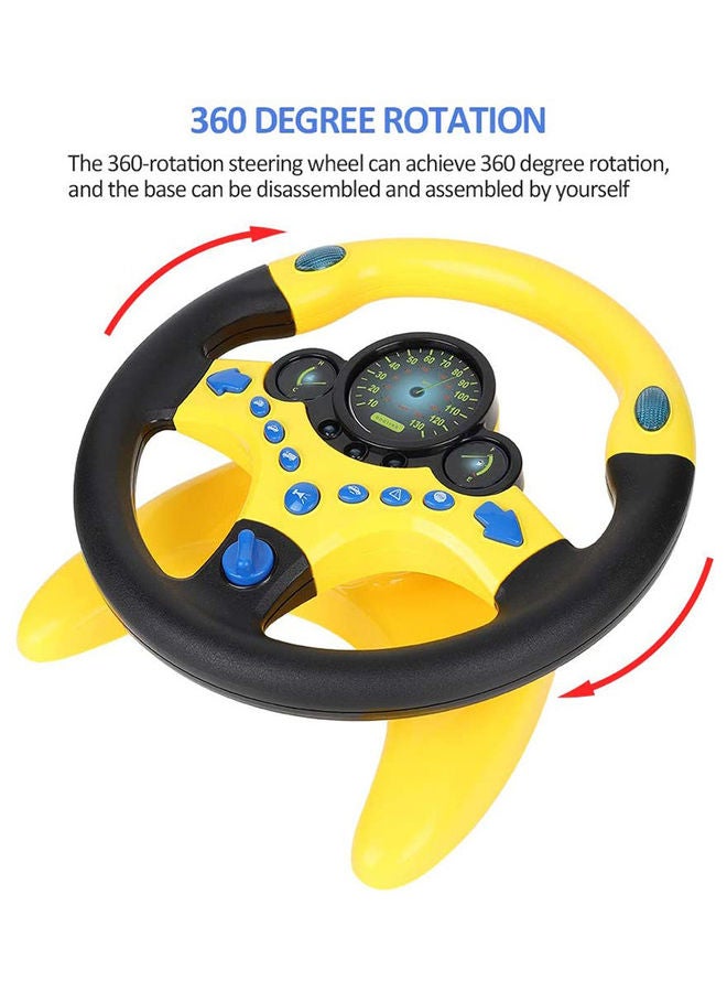 MissTiara - Rotating Steering Wheel Toy with Music and Light - Image 1