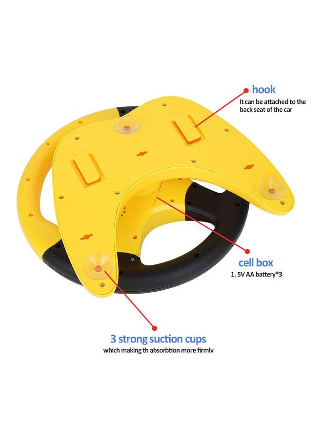 MissTiara - Rotating Steering Wheel Toy with Music and Light - Image 1