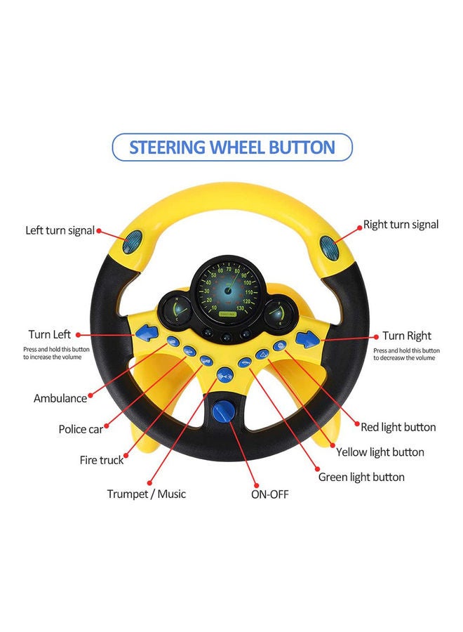 MissTiara - Rotating Steering Wheel Toy with Music and Light - Image 1