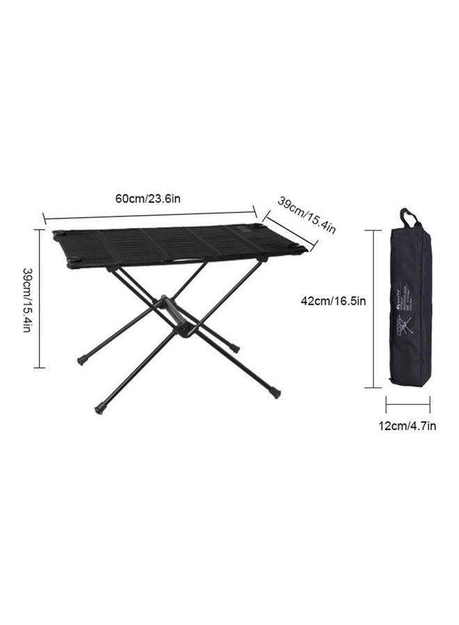 Outdoor Camping Folding Picnic Black table 42x10x12cm 42x10x12cm - Image 4