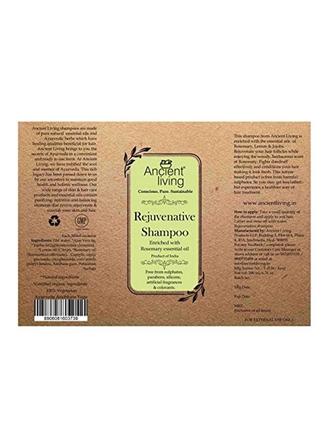 Ancient Living Rejuvenative Shampoo Clear 200ml  - Image 3