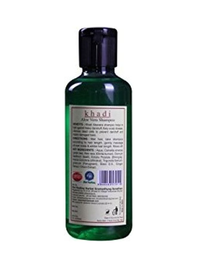 KHADI RISHIKESH Pack Of 2 Herbal Aloe Vera Shampoo Clear 420ml - Image 2