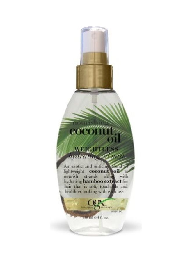 Ogx Nourishing Coconut Weightless Hydrating Oil Mist Multicolour 118ml - Image 1