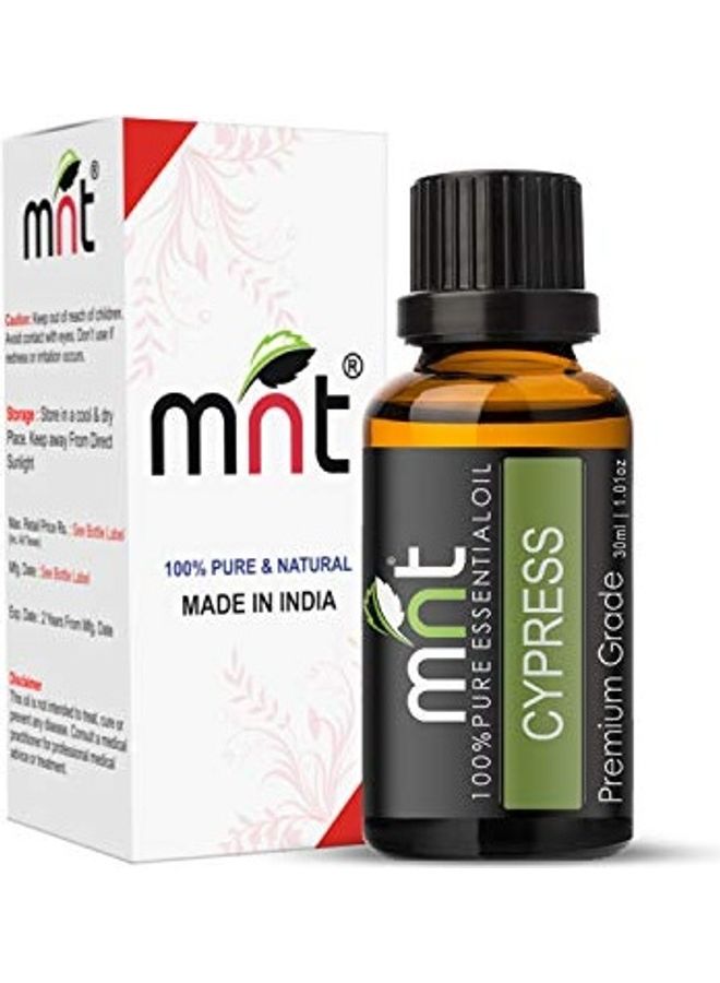 MNT Cypress Essential Oil Clear 30ml - Image 1
