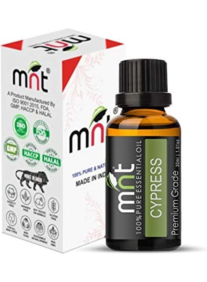 MNT Cypress Essential Oil Clear 30ml - Image 2