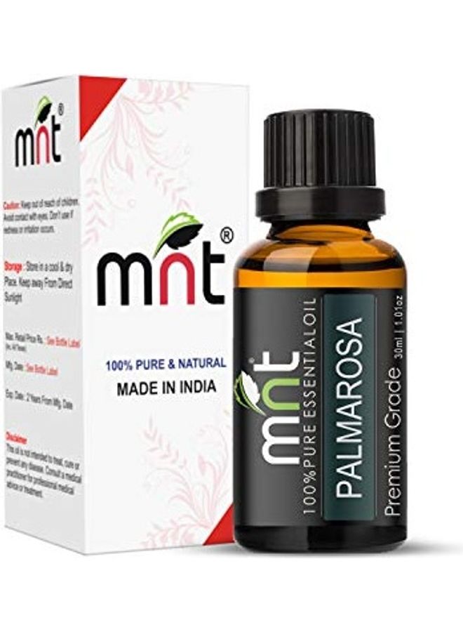 MNT Palmarosa 100% Pure Essential Oil Clear 30ml - Image 1