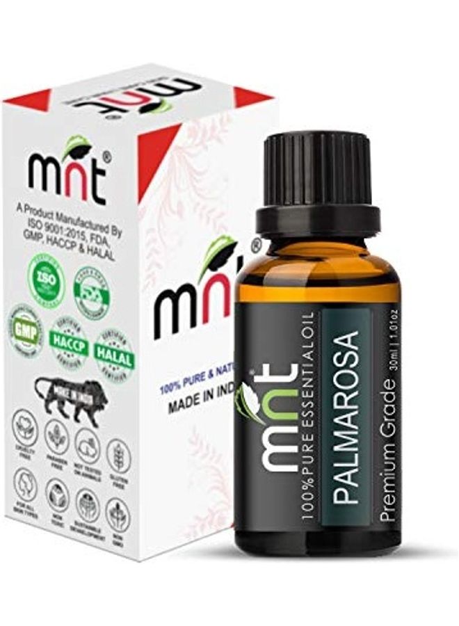 MNT Palmarosa 100% Pure Essential Oil Clear 30ml - Image 3