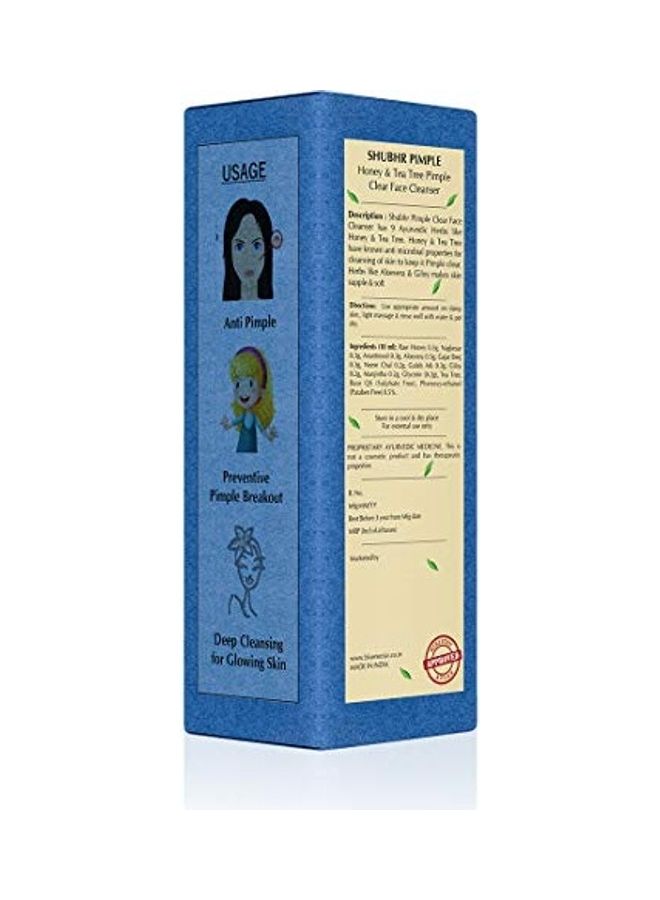 Blue Nectar Ayurvedic Pimple Clear Face Wash Yellow 100ml  - Image 4