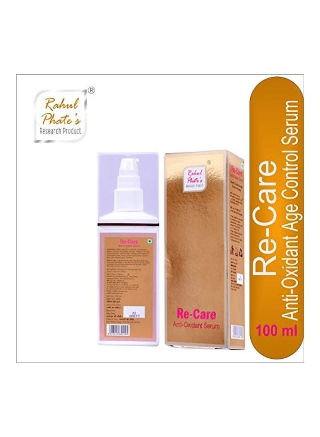 Rahul Phate's Research Product Re Care Anti Oxidant Serum Clear 100ml  - Image 2