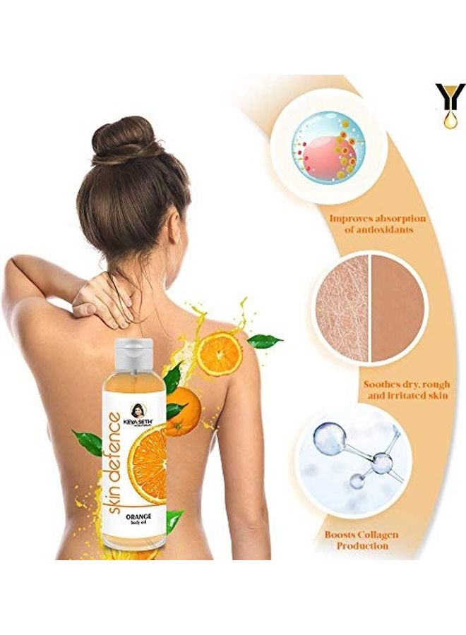 Keya Seth Aromatherapy 2-Piece Skin Defense Orange Body Oil Clear 200ml - Image 2