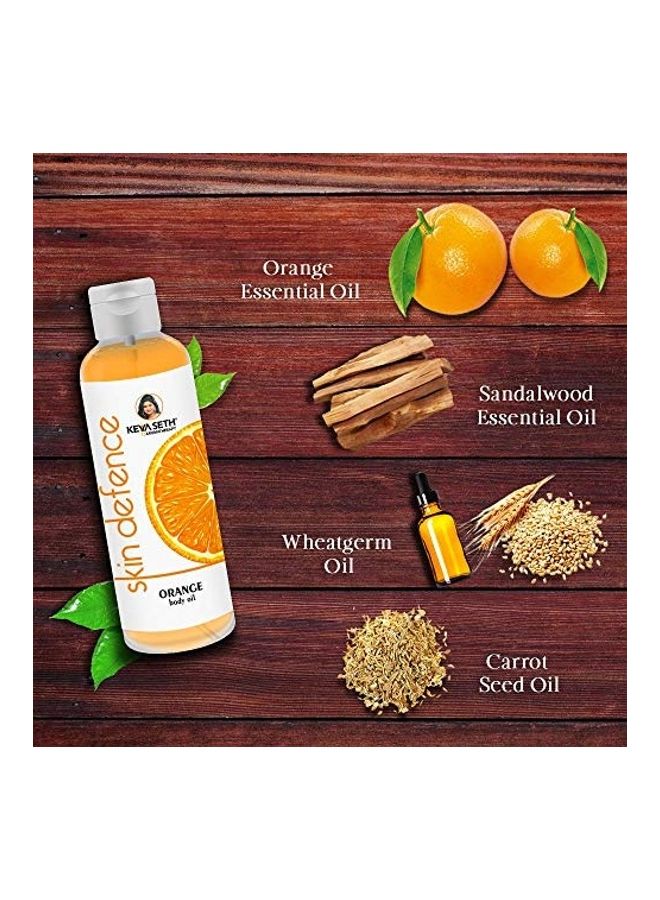 Keya Seth Aromatherapy 2-Piece Skin Defense Orange Body Oil Clear 200ml - Image 4