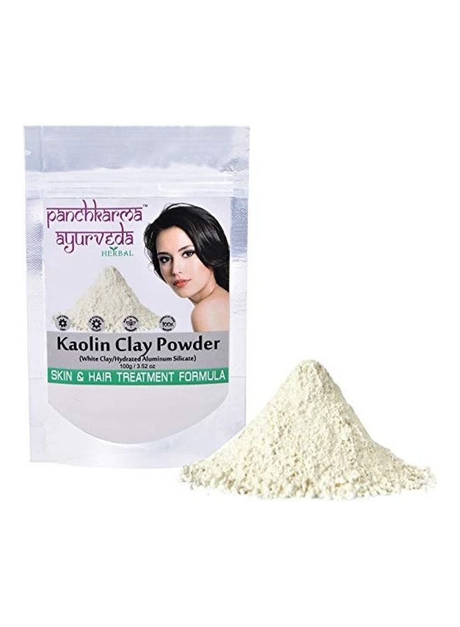 PANCHKARMA AYURVEDA Herbal And Natural Kaolin Clay Powder Clear 100grams - Image 1
