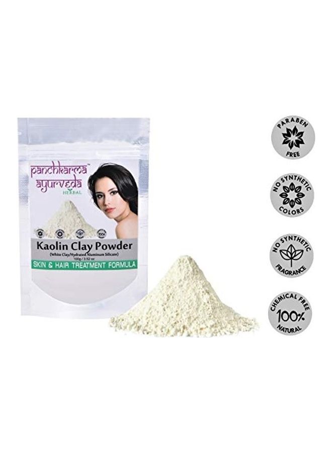 PANCHKARMA AYURVEDA Herbal And Natural Kaolin Clay Powder Clear 100grams - Image 3