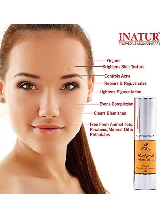 إناتور Kumkumadi Face Serum Clear 15ml  - Image 3