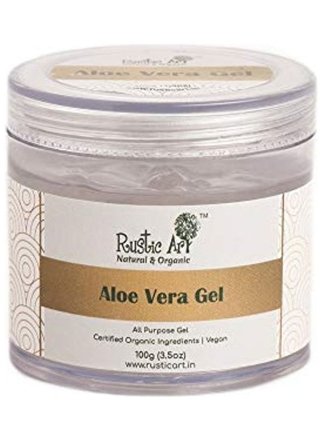 Rustic Art Pack Of 2 Organic Aloe Vera Gel Clear 100grams - Image 2