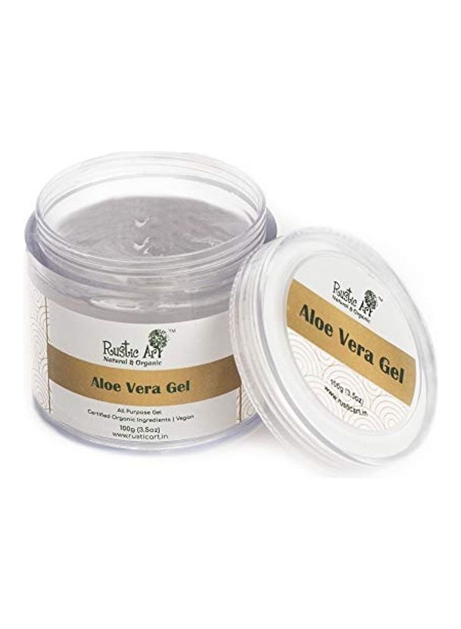 Rustic Art Pack Of 2 Organic Aloe Vera Gel Clear 100grams - Image 5