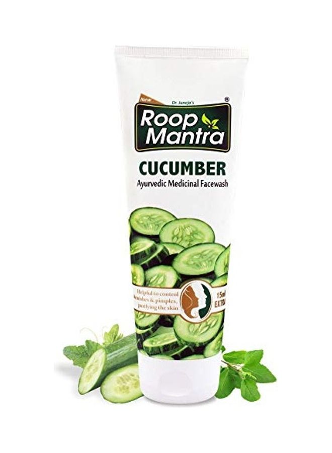 Roop Mantra Pack Of 2 Cucumber And Aloevera Face Wash White 115ml - Image 2