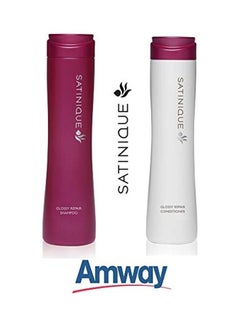 Amway Satinique Glossy Repair Conditioner With Shampoo Clear 500ml  - Image 1