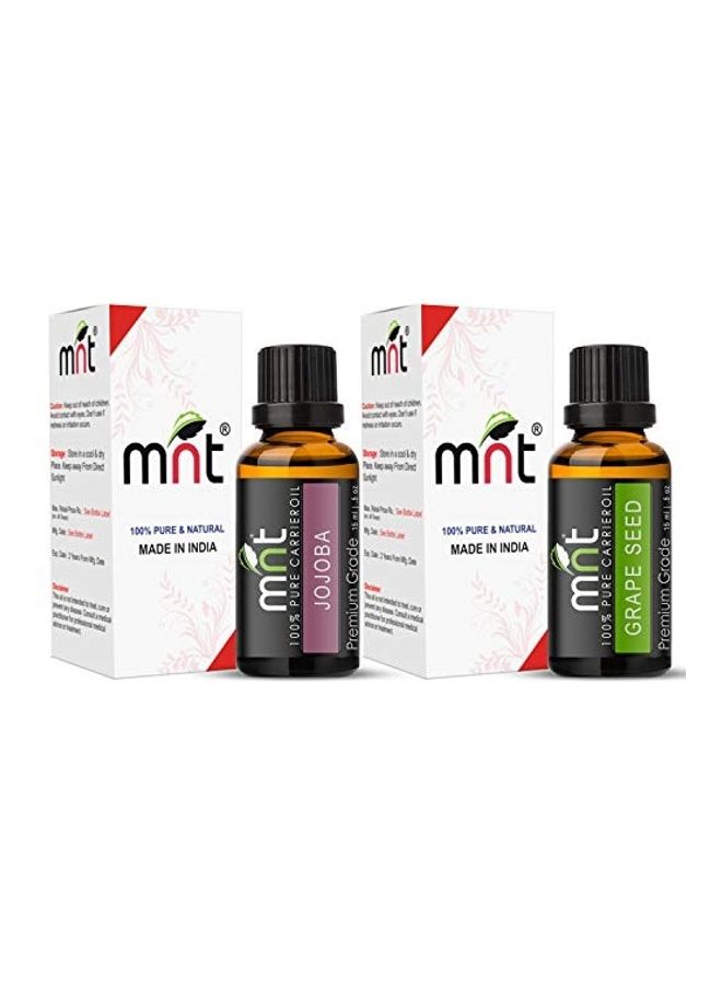 MNT Jojoba Oil With Grapeseed Essential Oil Set Brown 15ml - Image 2