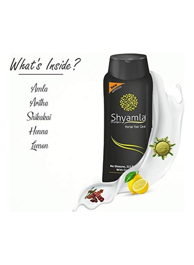 تريشوب شامبو شياملا للشعر بالأعشاب من قطعتين أسود 2 x 200ملليلتر - Image 4