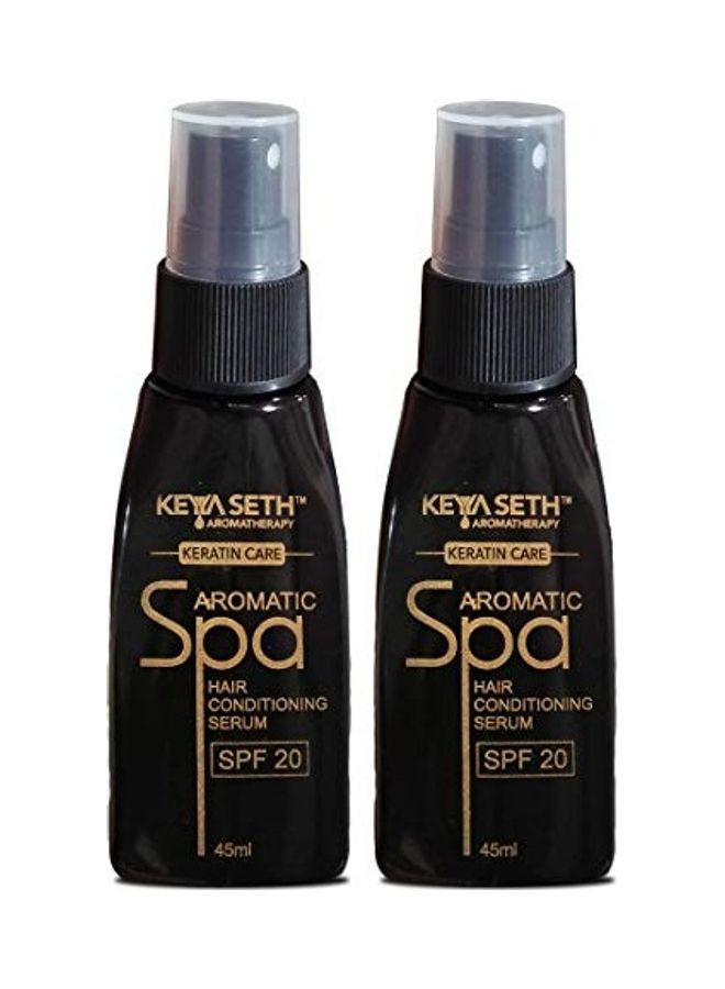 Keya Seth Aromatherapy Pack Of 2  Aromatherapy Spa Hair Conditioning Serum Multicolour 84ml - Image 1