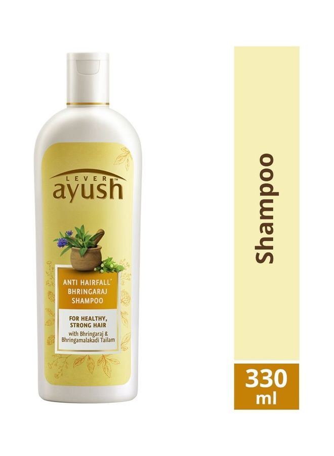 Lever Ayush - Anti Hairfall Bhringaraj Shampoo White 330ml - Image 1