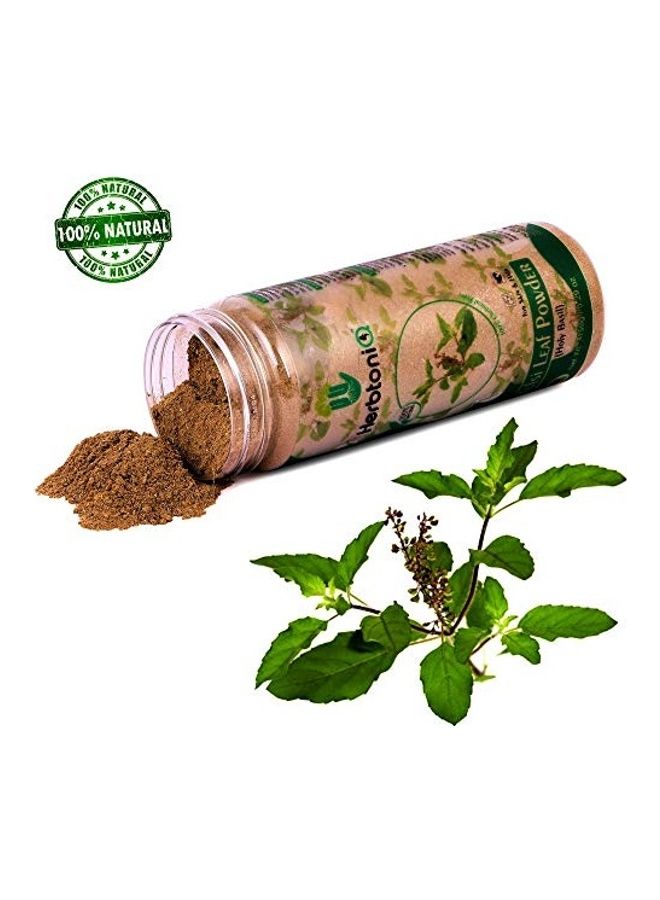 Herbtoniq Pack Of 2 Organic Tulsi Leaf Powders Brown 150grams  - Image 3