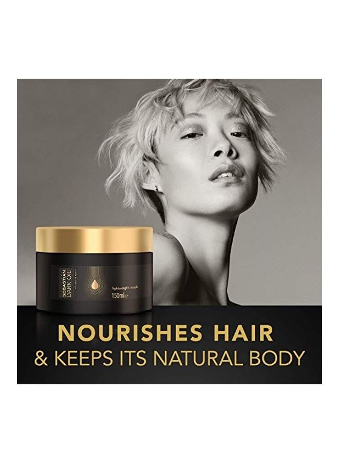 Sebastian Professional - Dark Oil Lightweight Hair Mask Clear 150ml - Image 1