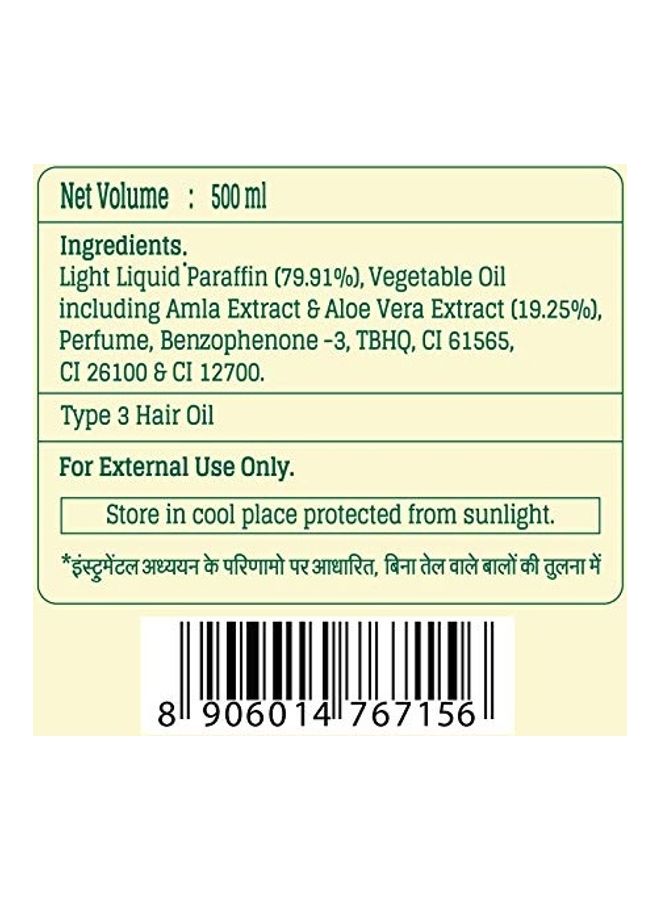 Bajaj - Amla Aloe Vera Hair Oil Clear 500ml - Image 1