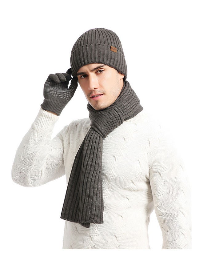 Generic 1-Pair Winter Warm Gloves with Hat and Neck Scarf - Image 4
