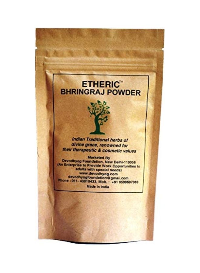 ETHERIC Bhringraj Powder For Hair Growth And Treatment Multicolour 150grams - Image 1