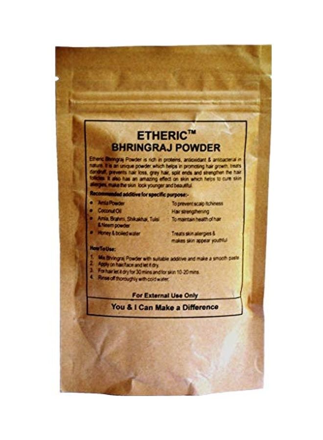ETHERIC Bhringraj Powder For Hair Growth And Treatment Multicolour 150grams - Image 2