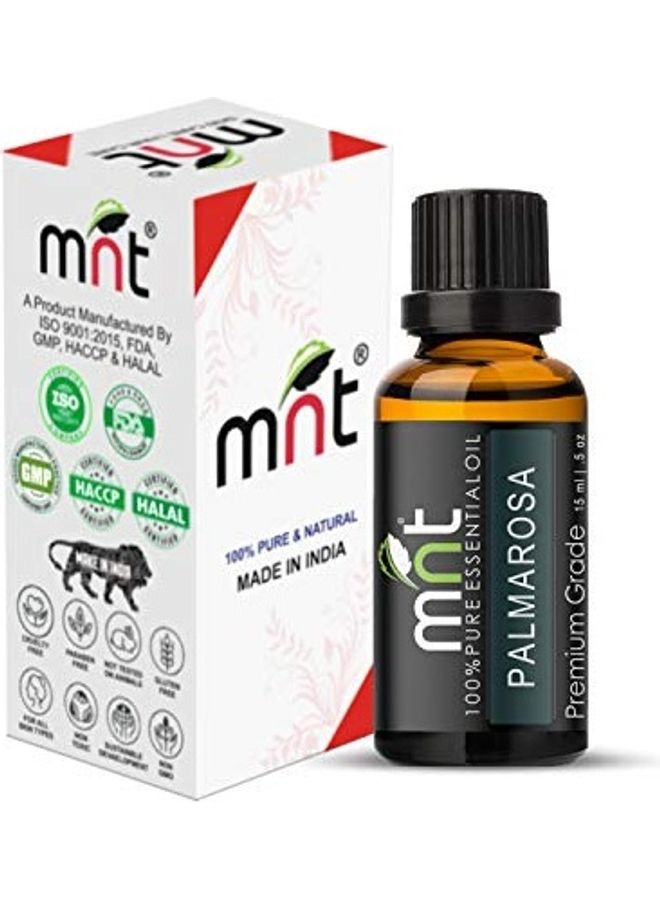 MNT Palmarosa Essential Oil Clear 15ml - Image 2