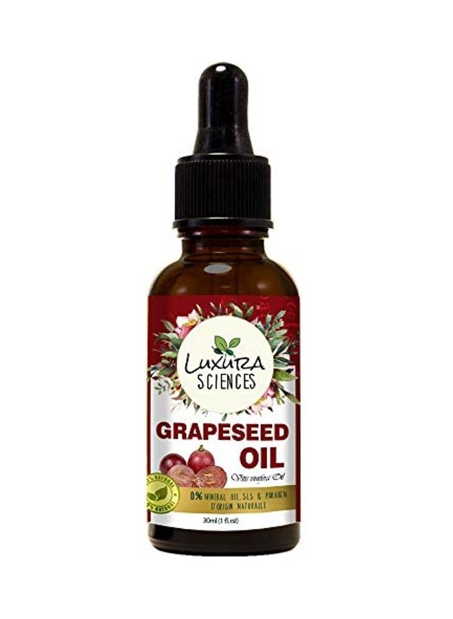 Luxura Sciences Organic Grapeseed Oil Clear 30ml  - Image 1