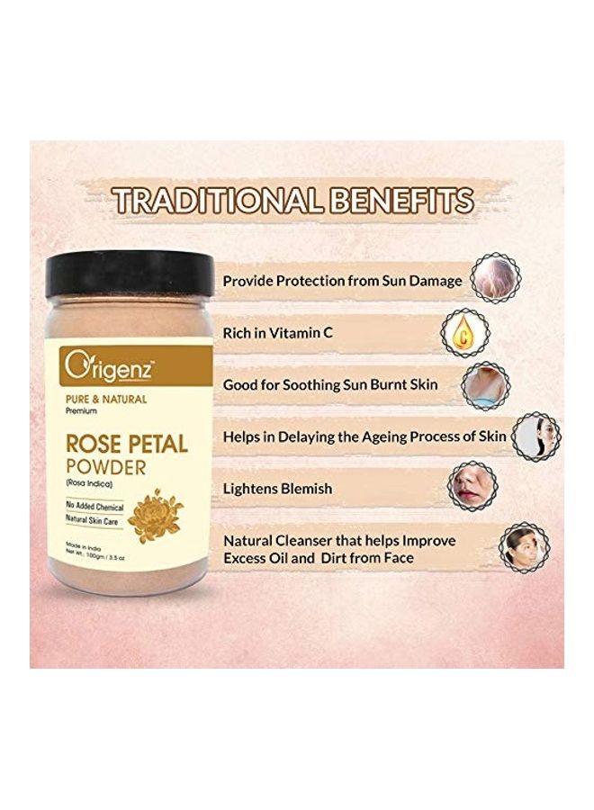 أوريجينز مسحوق بتلات الورد ومسحوق قشر البرتقال شفاف 2x100جرام - Image 3