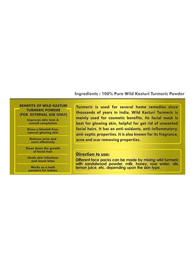 Holy Natural - The Wonder of World Wild Kasturi Turmeric Powder Yellow 250grams - Image 3