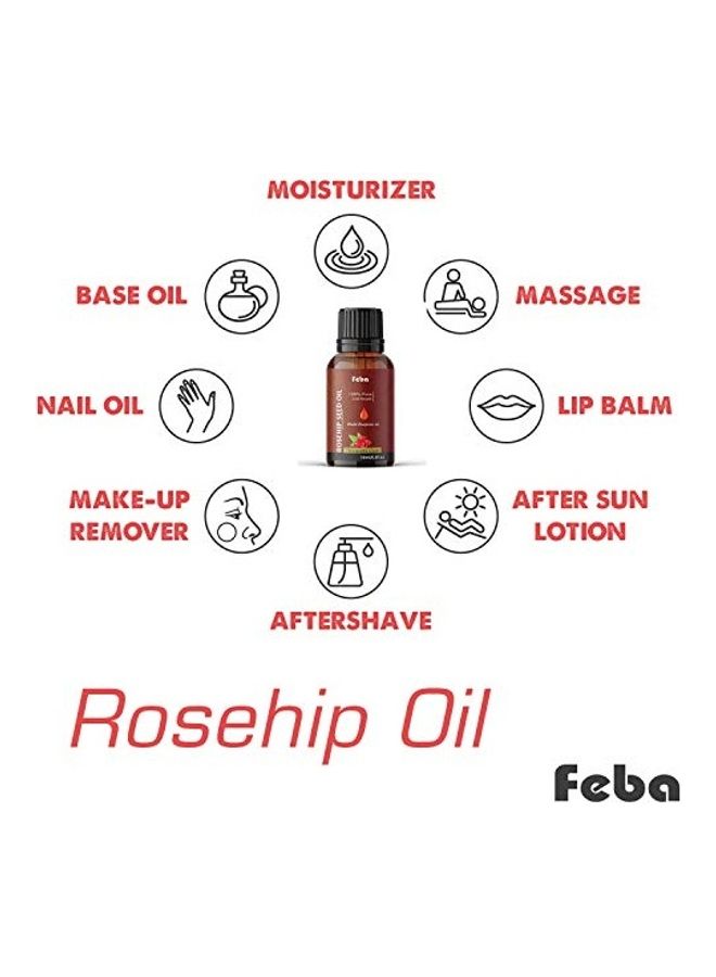 FEBA - Rosehip Seed Oil Clear 15ml - Image 1