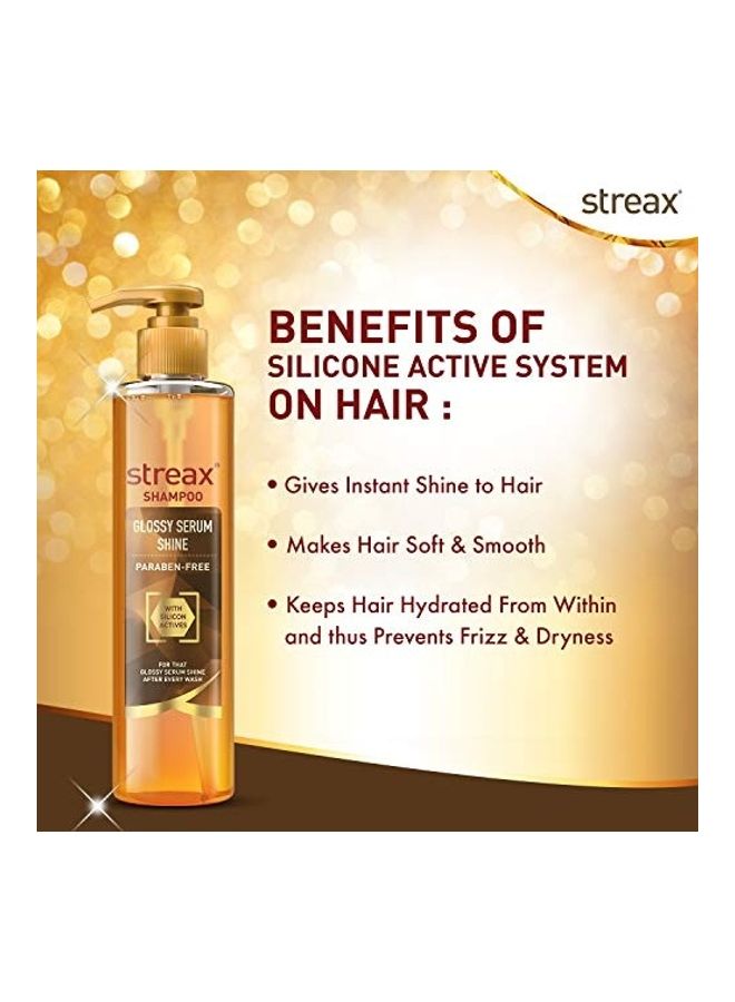 Streax Glossy Serum Shine Shampoo Clear 240ml - Image 4