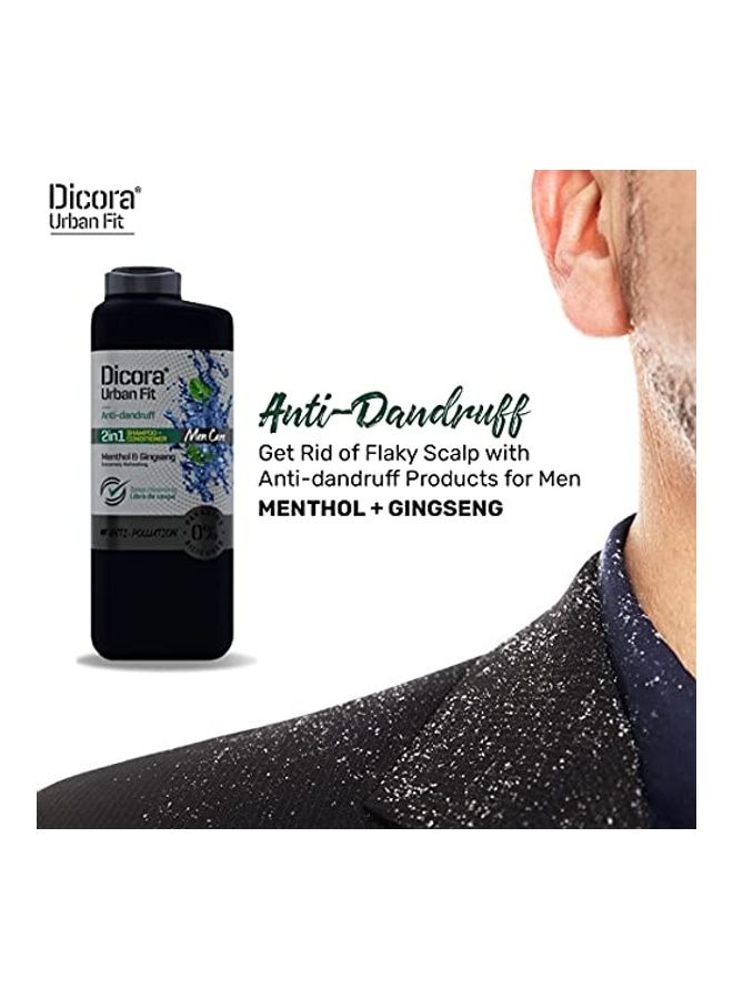 Dicora Urban Fit - Anti-Dandruff Shampoo Black 400ml - Image 1