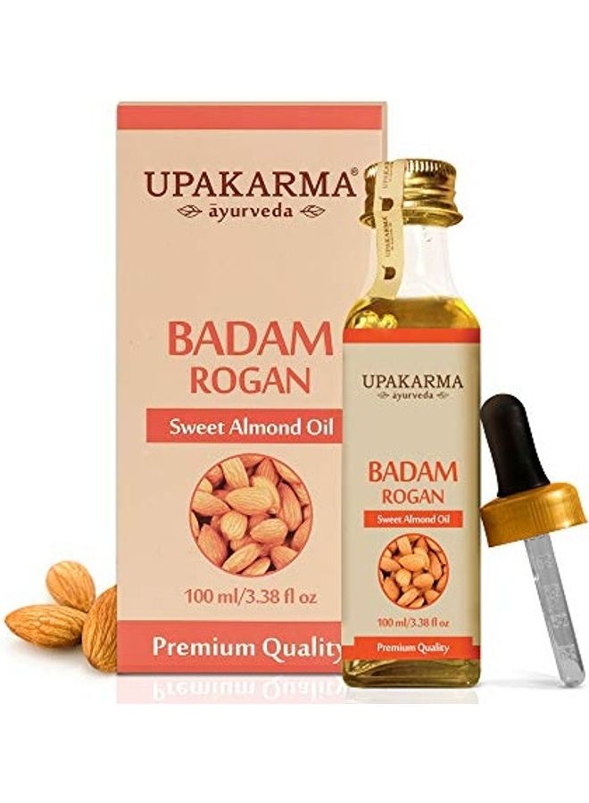 UPAKARMA Pack Of 2 Ayurveda Natural Cold Pressed Sweet Almond Oils Clear 100ml - Image 4