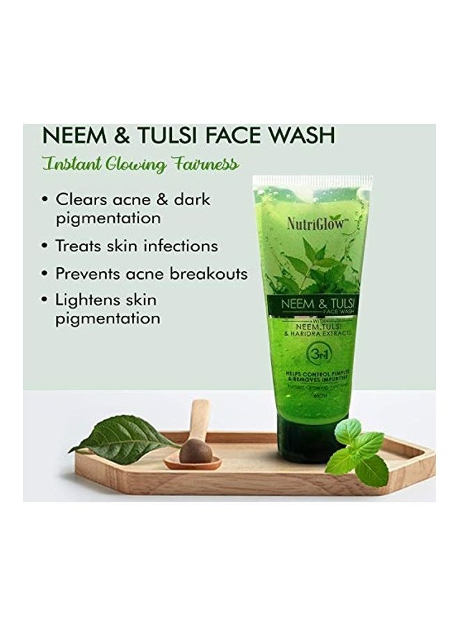 NUTRIGLOW Pack Of 5 Face Wash Green 65ml - Image 2