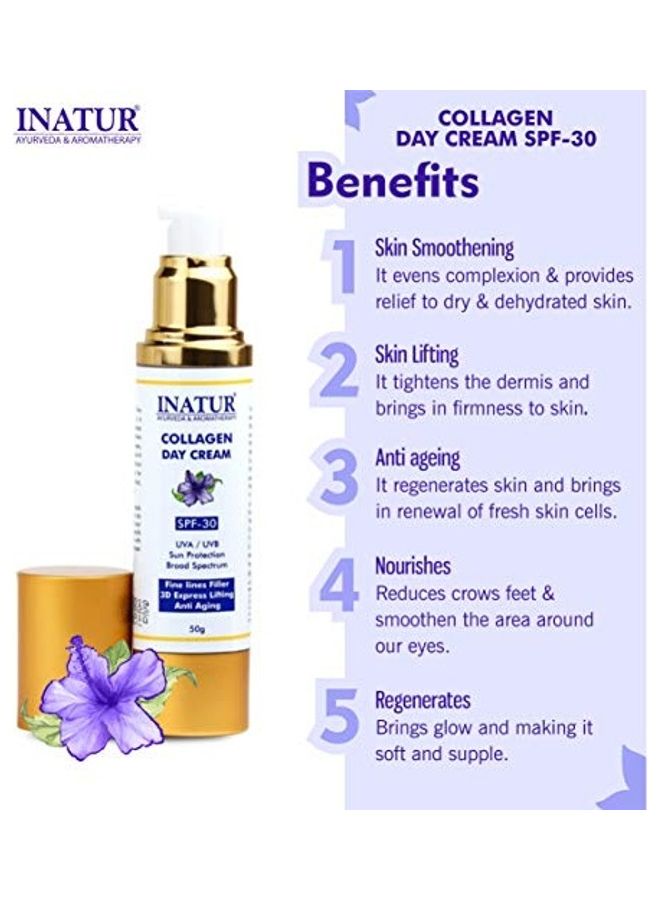 INATUR Collagen Day Cream Clear 50grams  - Image 2