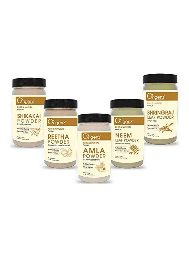 أوريجينز مجموعة مسحوق عشبي من 5 قطع شفاف 500جرام - Image 1