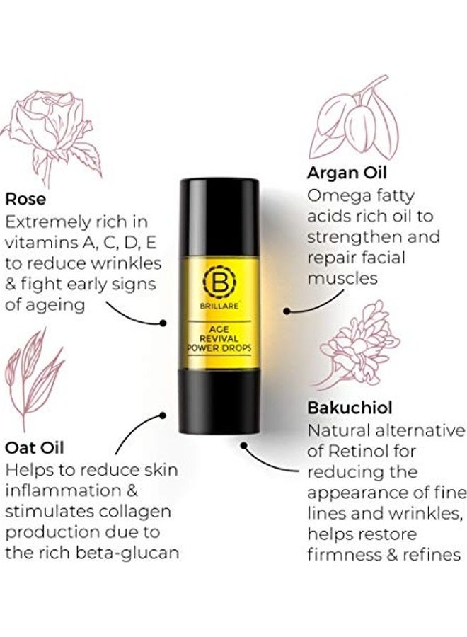 Brillare Age Revival Power Drops Yellow/Black 15ml - Image 3