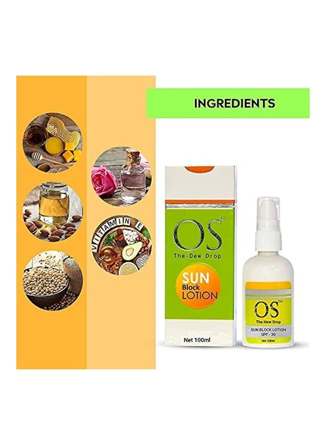 OS Sunblock Lotion Clear 100ml - Image 4