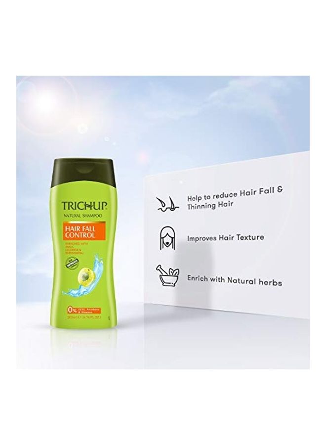 TRICHUP 3-Piece Hair Fall Control Herbal Hair Shampoo Multicolour 600ml - Image 4