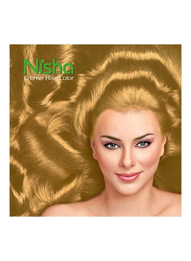 Nisha Creme Hair Colour Golden Blonde 190grams - Image 4