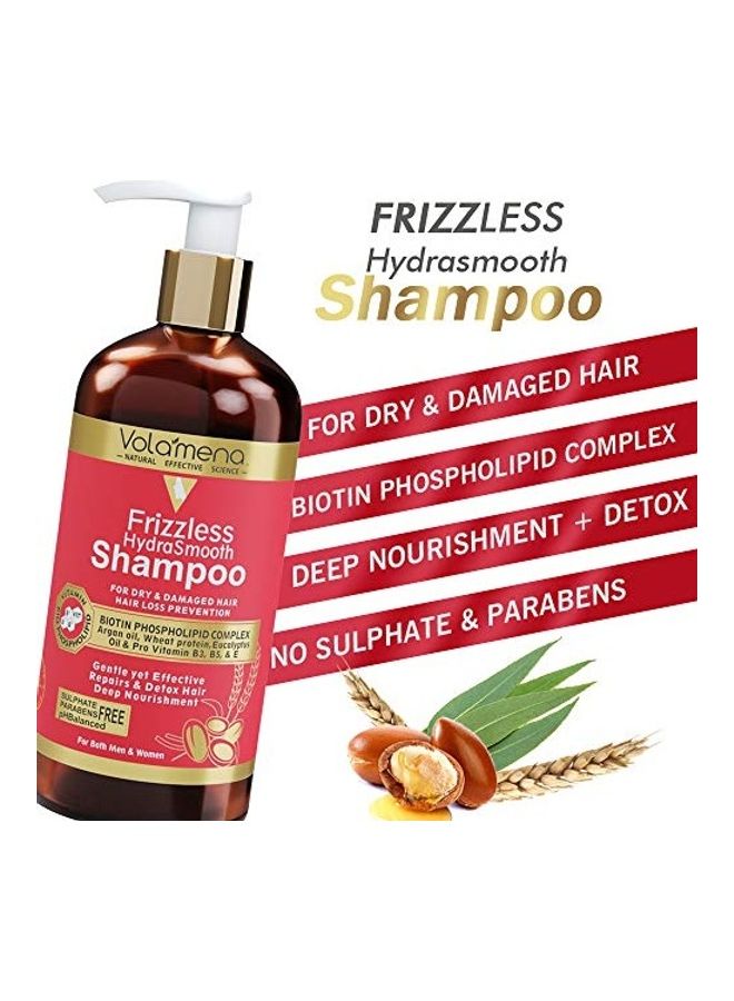 VOLAMENA WITH DEVICE - Frizzless Hydrasmooth Shampoo Multicolour 300ml - Image 1