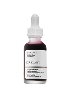DR. DAVEY Hyaluronic Acid, Niacinamide & Zinc With AHA & BHA Peeling Solution Set Multicolour 30/30/30ml  - Image 2